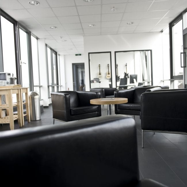 Wartebereich in der Music Academy